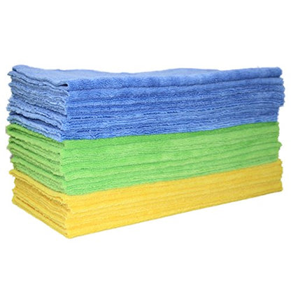 Microfiber Cleaning Towel Ultrasonic Cut Edgeless (24 Count)