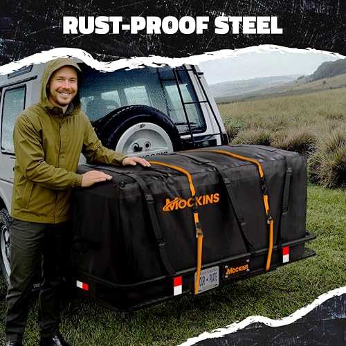 60"x24"x6" XL Heavy Duty Trailer Hitch Cargo Carrier w