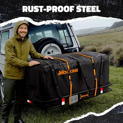 60"x24"x6" XL Heavy Duty Trailer Hitch Cargo Carrier w