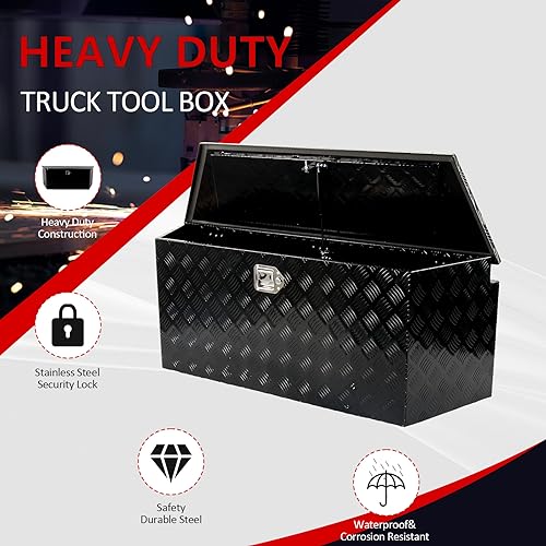 49 Inch Aluminum Trailer Tongue Tool Box 5 Bar Tread Wide Utility