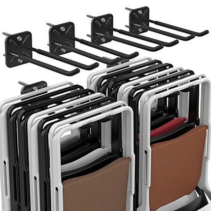 Garage Hooks 12.4 Inch Heavy Duty Garage Metal Hooks (6 Count)