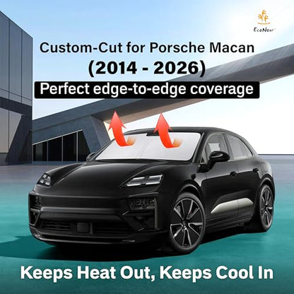 Windshield Sunshade Compatible for Porsche Macan 2014