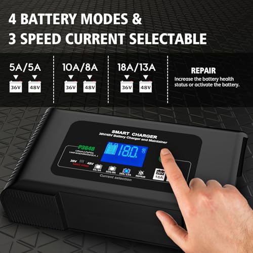 Golf Cart Battery Charger 36V 18A and 48V 13A Trickle Charger