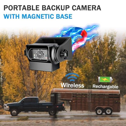 Strong Magnetic Wireless Backup Camera for iPhone Android