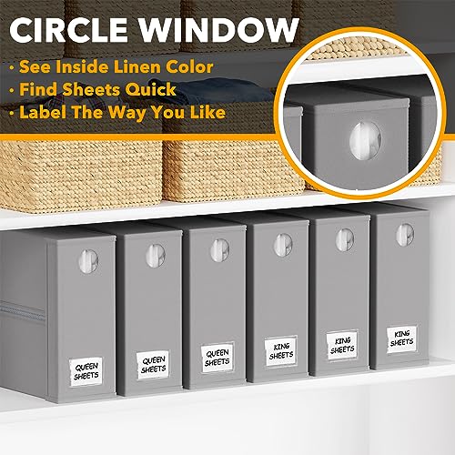 6 Pack Bed Sheet Organizers and Storage