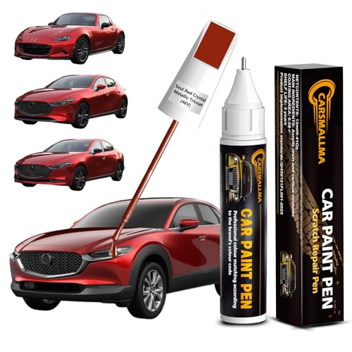 46V Soul Red Crystal Metallic Tricoat Car Touch Up Paint for Mazda