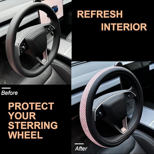 Bling Comfy Steering Wheel Cover for Tesla Model Y