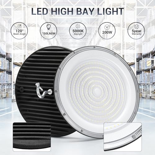 200W UFO Led High Bay Light (10 Count)