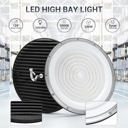 200W UFO Led High Bay Light (10 Count)