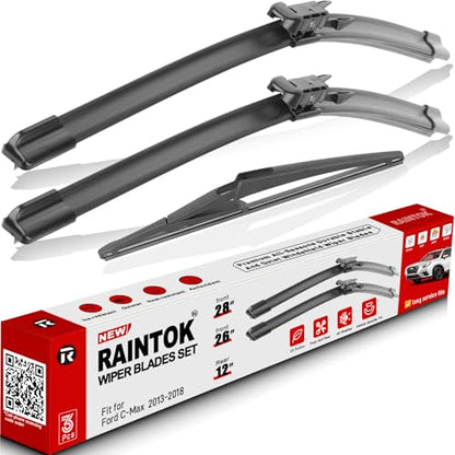 3 Pack Windshield Wiper Blades Replacement for Ford CMax C