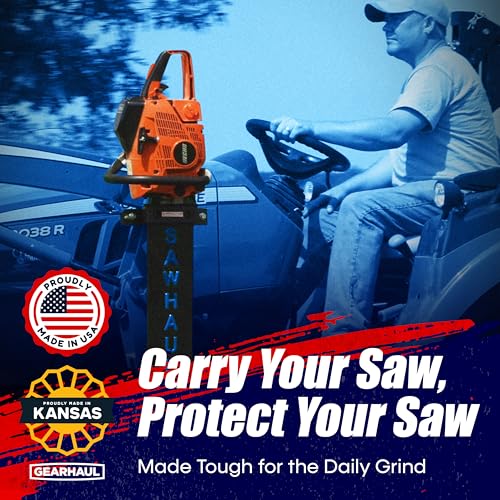 GearHaul SawHaul Fixed Universal Tractor Chainsaw Carrier
