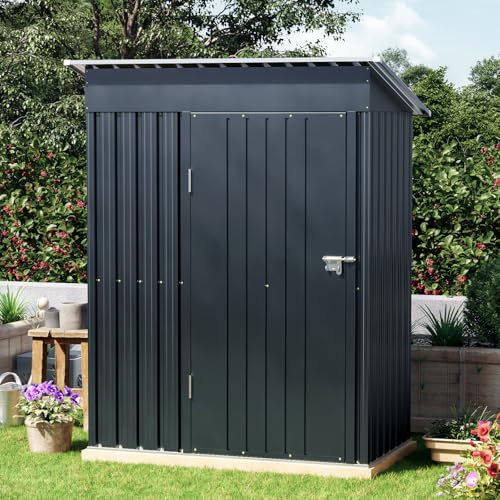 3 x 5 FT Outdoor Storage Shed with Floor Frame