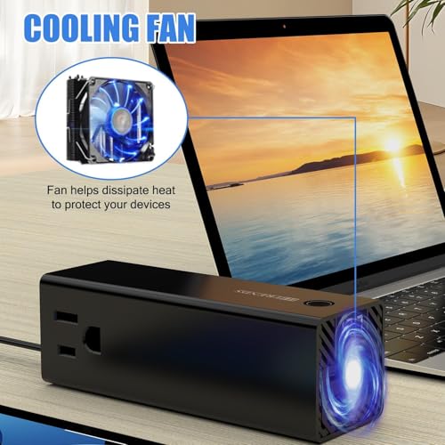 300W Car Power Inverter Dual DC 12V to 110V AC Car Power inverters with PD 36W USB