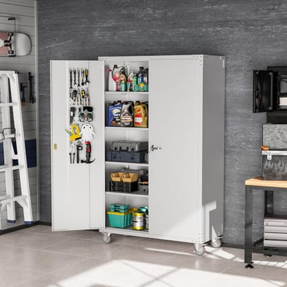 Upgraded Wide & Deep Garage Storage Cabinet