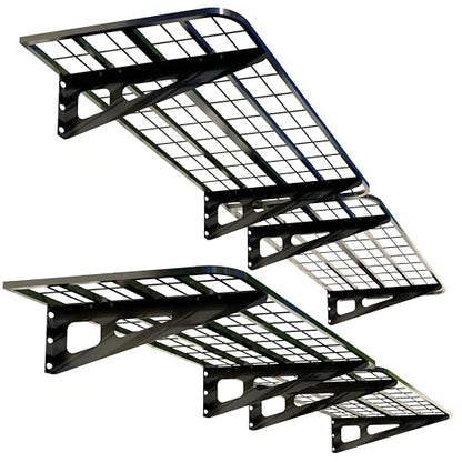 4 Pack 2x4ft Garage Wall Shelving (4 Count)