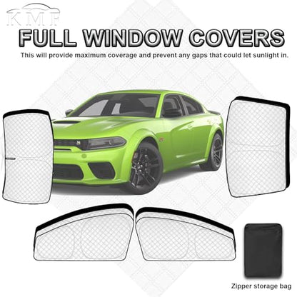 6pcs Thicken Sun Shades for Dodge Charger 2011 (6 Count)