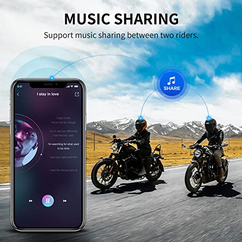 Motorcycle Bluetooth Intercom (2 Count)
