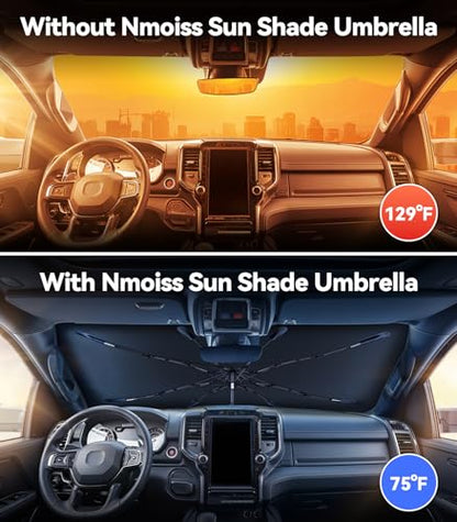 Windshield Sun Shade Umbrella [Vinyl Coating Heat Shield] for 2010