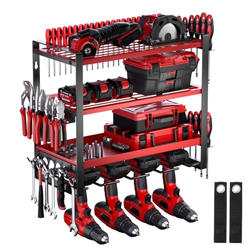 4 Layer Power Tool Organizer Wall Mount