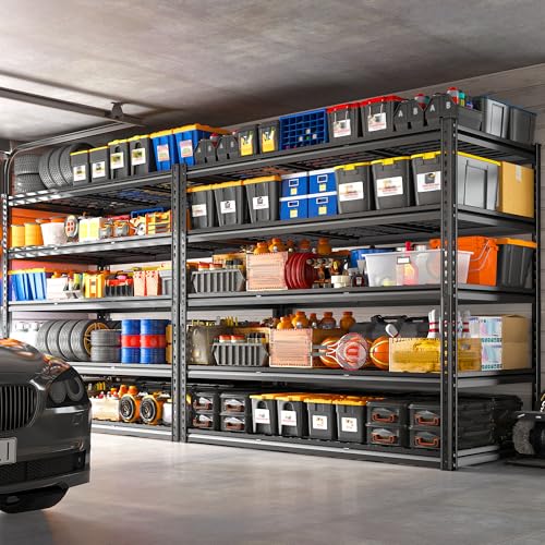 5 Tier Heavy Duty Garage Shelving for Basement Warehouse Pantry