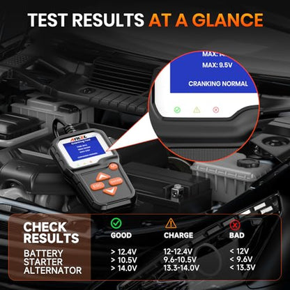 BA301 6V 12V Car Battery Tester