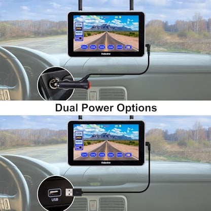 Byte Tango BT7 Solar Wireless 1080P Solar Powered Backup Camera with Touch Monitor for RV