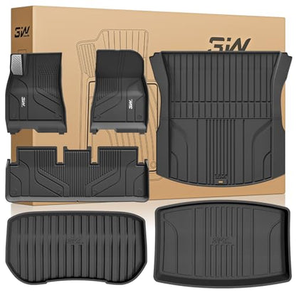6PCS Full Set Floor Mats for Tesla Model 3 Highland 2024