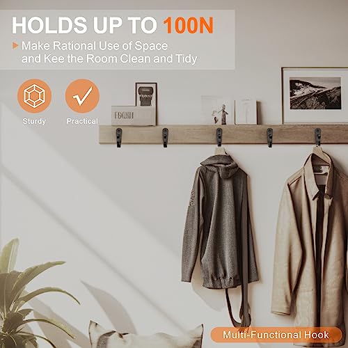 20 Pack Coat Hooks for Hanging (20 Count)