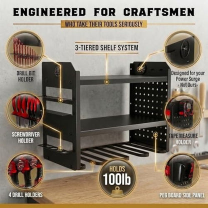 Power Tool Organizer Wall Mount