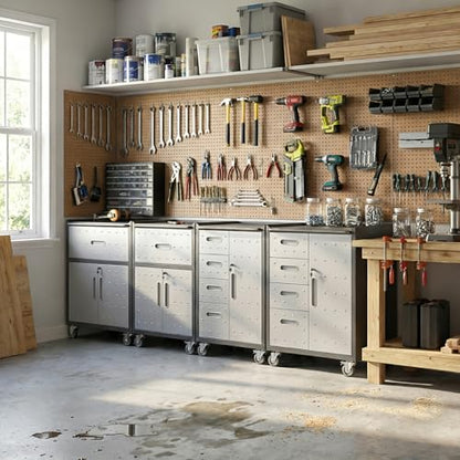 Garage Tool Cabinet Set (4 Count)