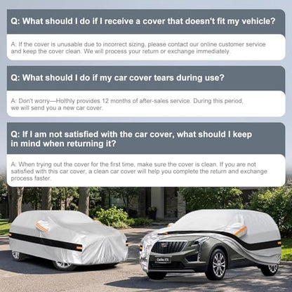 10 Layers SUV Car Cover Custom Fit for Cadillac XT5