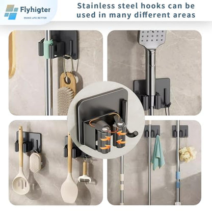 Stainless Steel Mop Holder Wall Mount