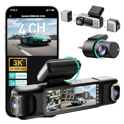 4 Channel 360° Dash Cam
