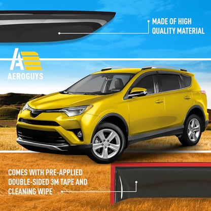 Extra Durable Window Deflectors Tape (6 Count)