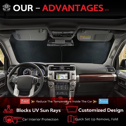 Windshield Sun Shade for Toyota 4Runner 2010