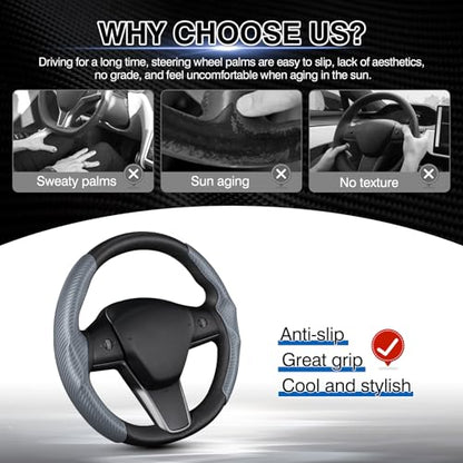 Steering Wheel Cover for Tesla Model 3