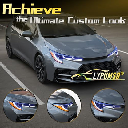 16 x 60 Inches Headlight Taillight Car Tint Vinyl Film