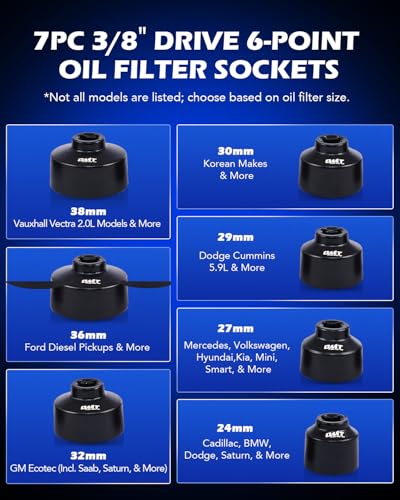 OMT Oil Filter Wrench Set