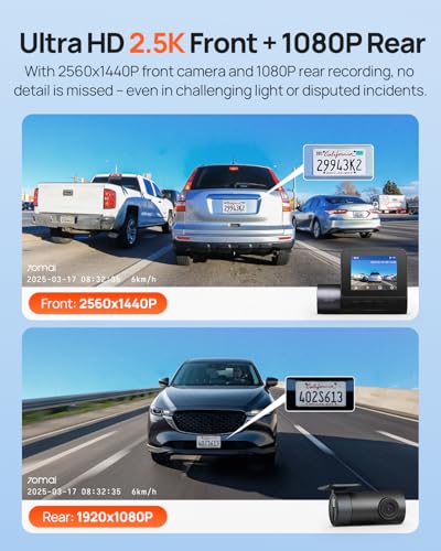 Dash Cam Front and Rear