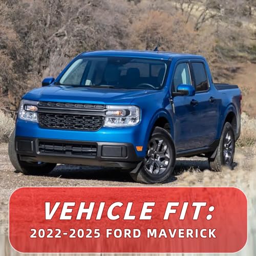 in Channel Rain Guards Fit for Ford Maverick 2022 2023 2024 2025 2026 (4 Count)