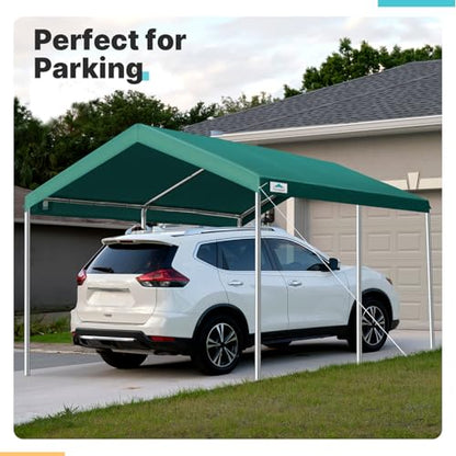 Adjustable 10x15 ft Heavy Duty Carport Car Canopy Garage Boat Shelter Party Tent