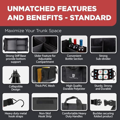 Car & Vehicle Trunk Organizer for SUV (16 Ounce)
