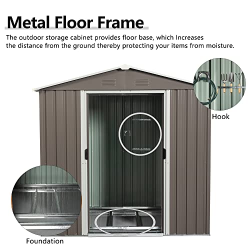 6x5 FT Outdoor Storage Shed