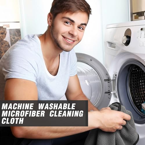 18 Pcs Gray Microfiber Towels (18 Count)