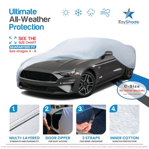 Sports Car Cover Waterproof All Weather. See Size
