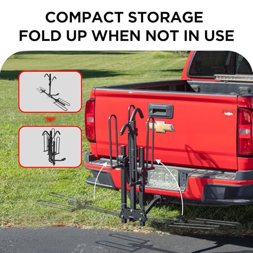 Young 2 Bike Rack Hitch Mount Foldable Platform Style