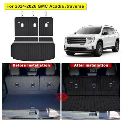 Floor Mats Trunk Liner & Backrest Mat Cargo Mat for 2024