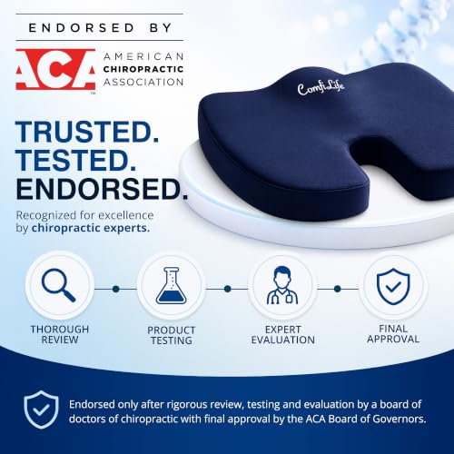 Extra Large Gel & Memory Foam Seat Cushion
