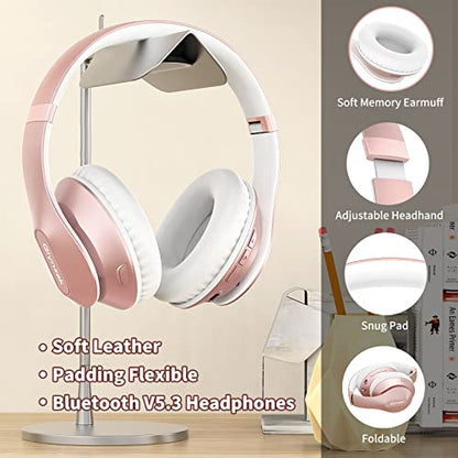Wireless Bluetooth Headphones Over Ear V6.0 HiFi Stereo with Mic