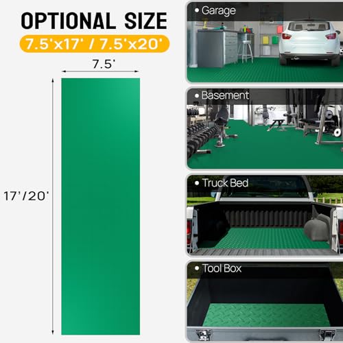 7.5 x 17 FT Garage Floor Mat